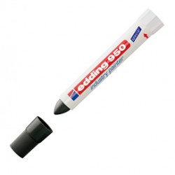 Marcatore a cera 950 - punta tonda - 10 mm - nero - Edding