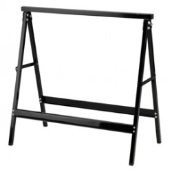 Cavalletto - 76 x 37 x 78 cm - 100 kg - acciaio verniciato - nero - X-Robust