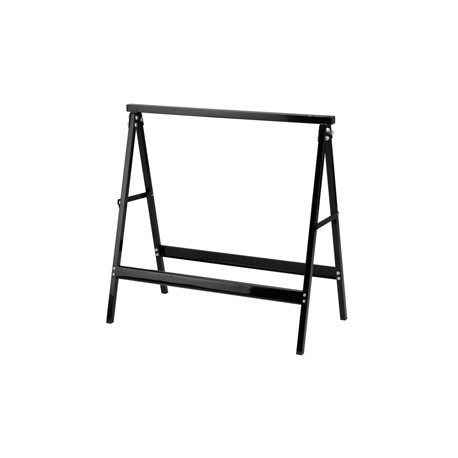 Cavalletto - 76 x 37 x 78 cm - 100 kg - acciaio verniciato - nero - X-Robust