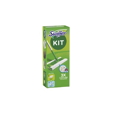 Swiffer Dry Starter Kit completo (8 panni + 3 panni wet) - Swiffer