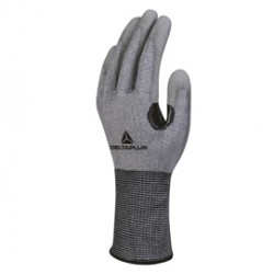 Guanti antitaglio Venicut F03 - maglia Xtrem Cut - palmo in poliuretano - taglia 09 - grigio - Deltaplus