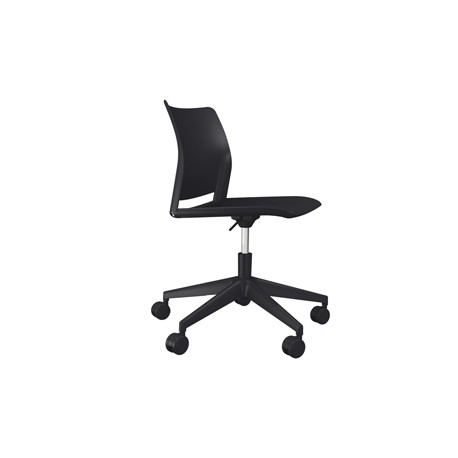 Seduta Home/Office Alpha APGN - senza braccioli - nero - Unist