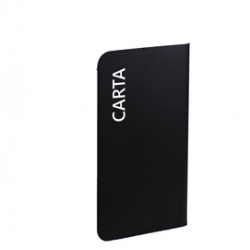 Etichetta adesiva raccolta differenziata - con stampa "CARTA" - 50 x 300 mm - vinile - bianco opaco - Medial