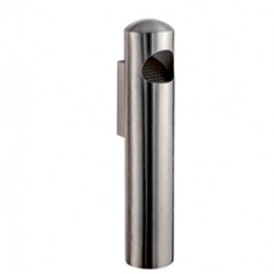 Posacenere murale Birkin - acciaio inox satinato - Medial