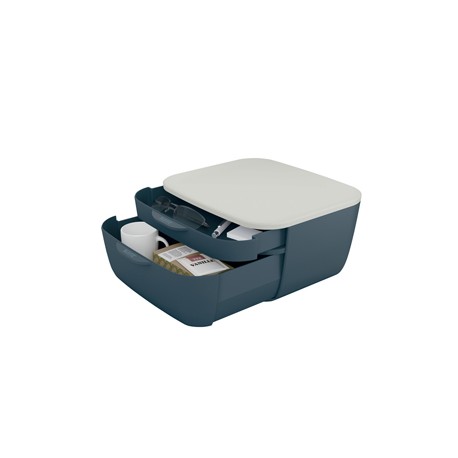 Cassettiera Cosy - 2 scomparti - grigio - Leitz