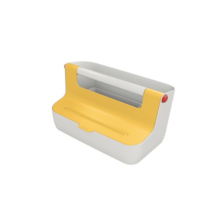 Cassetta portaoggetti con maniglia Cosy - giallo - Leitz
