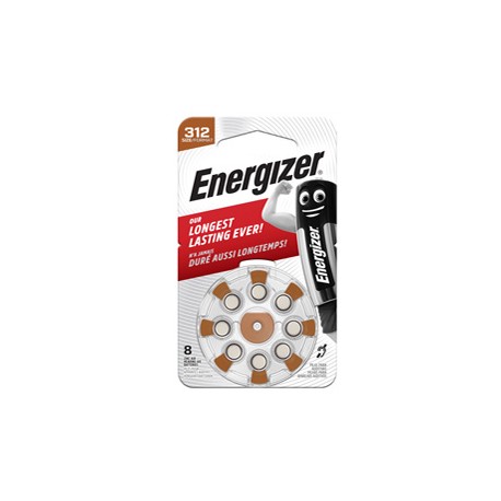 Pila per apparecchi acustici 312 Zinc Air - Energizer - blister 8 pezzi