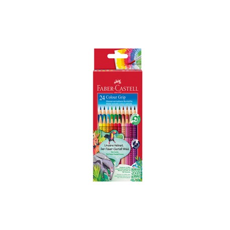 Matite colorate Color Grip - Faber-Castell - scatola 24 pezzi
