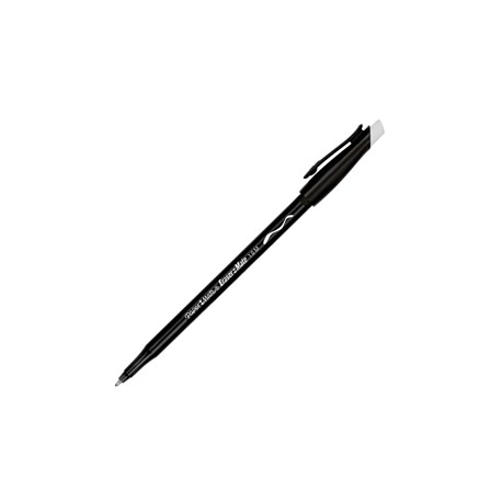 Penna a sfera con cappuccio Replay - cancellabile - punta 1 mm - nero - Papermate