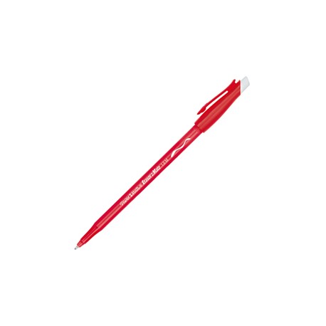 Penna a sfera con cappuccio Replay - cancellabile - punta 1 mm - rosso - Papermate