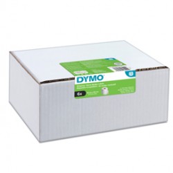 Rotolo 220 etichette LW 2093092 - 54 x 101 mm - carta - spedizione/badge - bianco - Dymo - value pack 6 pezzi