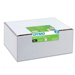 Value pack 6 rotoli etichette Spediz/Badge 54x101mm bianco (220etic/rt) Dymo LW
