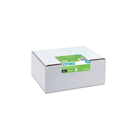 Rotolo 220 etichette LW 2093092 - 54 x 101 mm - carta - spedizione/badge - bianco - Dymo - value pack 6 pezzi