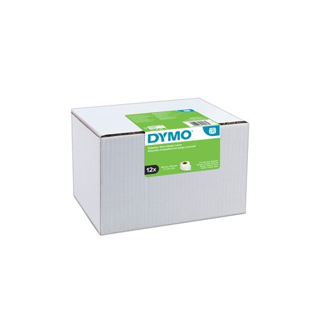 Value pack 12 rotoli etichette Spediz/Badge 54x101mm bianco (220etic/rt) Dymo LW