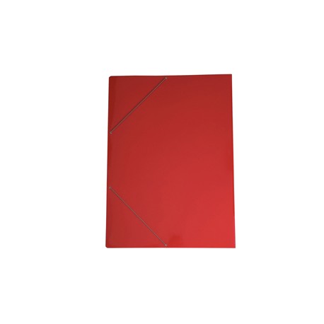 Cartella con elastico angolare - 70 x 100 cm - dorso variabile - cartoncino plastificato - rosso - Cartotecnica del Gard