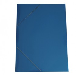 Cartella con elastico 71LD - cartoncino plast. - 70 x 100 cm - azzurro - Cart. Garda
