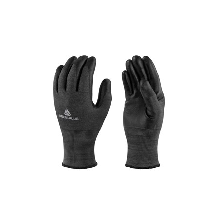 Guanti antitaglio Venicut B05 - maglia deltanocut  antistatica - palmo in poliuretano - taglia 09 - nero - Deltaplus