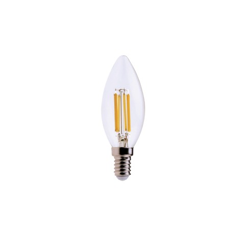 Lampada - Led - candela - 6W - E14 - 3000K - luce bianca calda - MKC