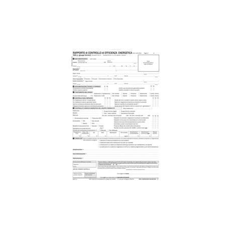 Rapporto di controlla efficienza energetica T1 snap - 3 copie - DU8843T1000 - Data Ufficio