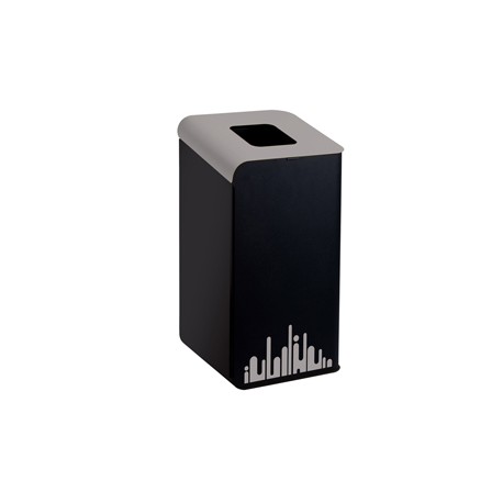 Gettacarte Rubik Evo - per raccolta differenziata - 80 L - grigio - Medial