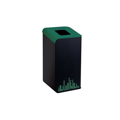Gettacarte Rubik Evo - per raccolta differenziata - 80 L - verde - Medial