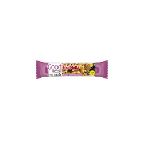 Barretta frutta secca Good For You - ciliegie/frutti rossi - 36 gr - Fruit-Tella