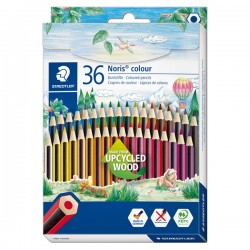 Matite colorate Noris Colour 185 - colori assortiti - Staedtler - astuccio 36 pezzi