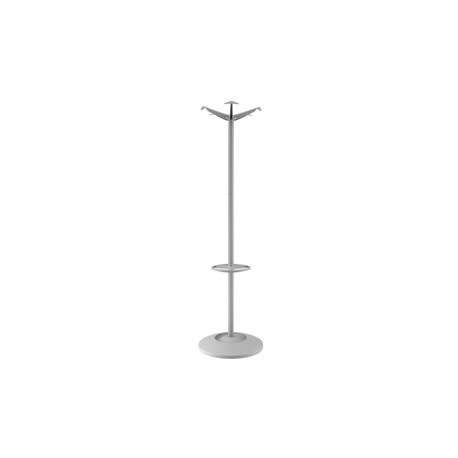 Appendiabiti Stelo - 40 x 173 cm - metallo - grigio - Unisit