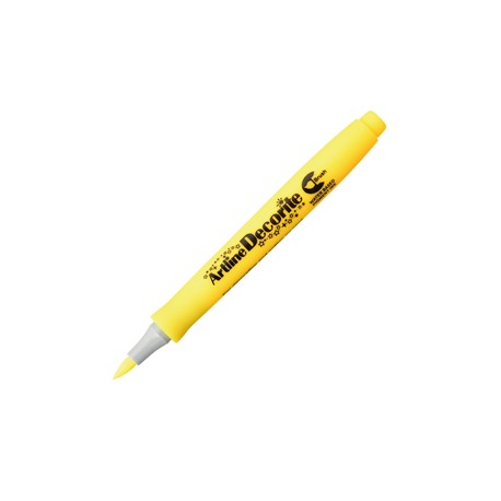 Marcatore Decorite - punta pennello - giallo - Artline