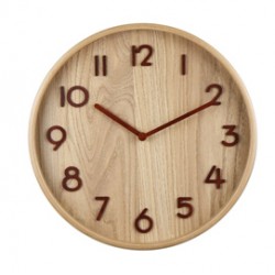 Orologio da parete Wood - ?diametro 32 cm - legno - Methodo