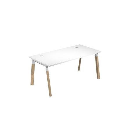 Scrivania Woody Superior - 160 x 80 x 72,5 cm - piano bianco