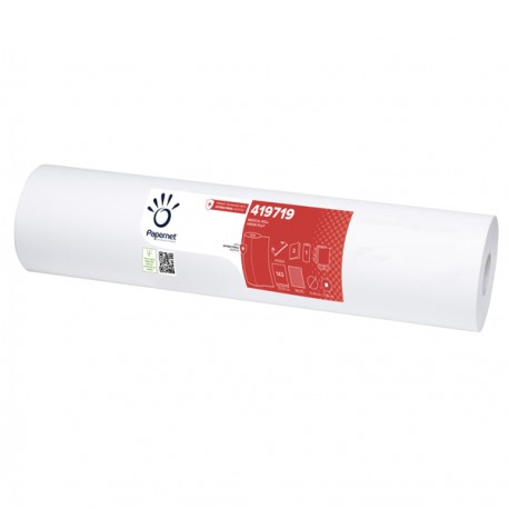 Lenzuolino Medico Defend Tech - in rotolo - 49,20cm x 50m - bianco - Papernet