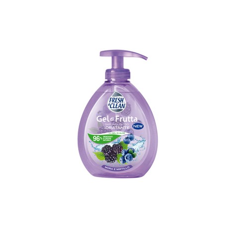 Sapone Gel - liquido - mora/mirtillo - 300 ml - Fresh&Clean