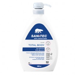 Sapone Total Body - con glicerina - dispenser 1 L - Sanitec