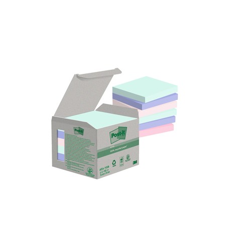 Blocco Post it®  Green - 654-1GB - 76 x 76 mm - natural - 100 fogli - Post it® - conf. 6 pezzi