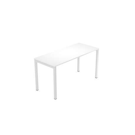 Scrivania Easy Plus - per smartworking - 140 x 60 x 72,5 cm - bianco