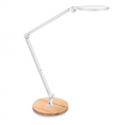 Lampada Giant - a led - con base in legno - bianco - Cep