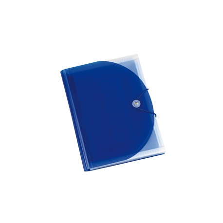 Portadocumenti a soffietto Plastidea -13 tasche - A4 - PP - blu - Iternet