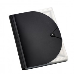 Portadocumenti a soffietto Plastidea - 13 tasche - A4 - PP - nero - Iternet