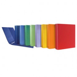 Raccoglitore Terra - 4 anelli a R 30 mm - 22 x 30 cm - dorso 4 cm - PP riciclato - colori assortiti - Sei Rota