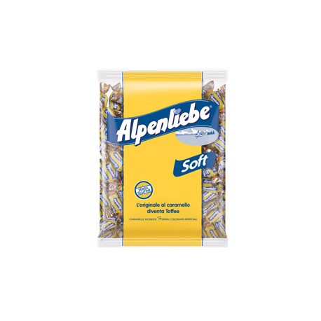 Caramelle Alpenliebe Soft - gusto caramello - 400 gr - Alpenliebe - conf. 4 buste