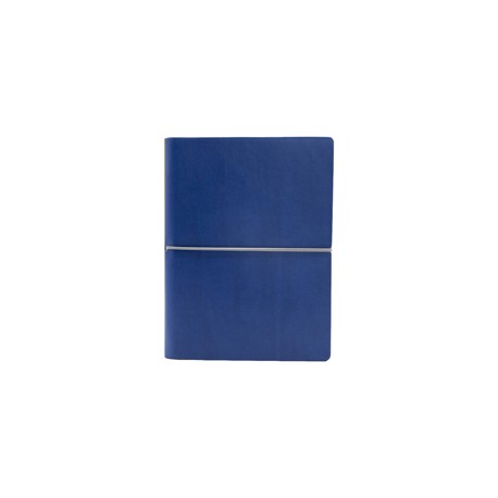 Taccuino Evo Ciak - 9 x 13 cm - fogli bianchi - copertina blu - In Tempo