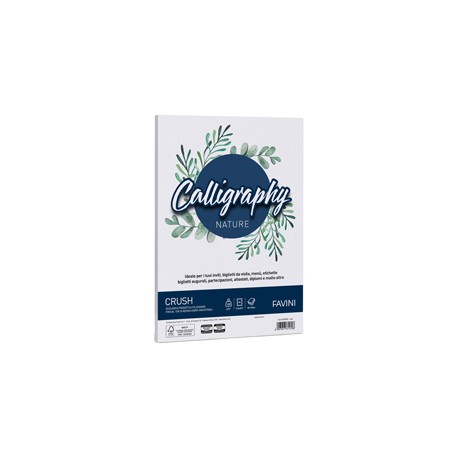 Carta Calligraphy Nature Crush - A4 - 120 gr - uva- Favini - conf. 50 fogli