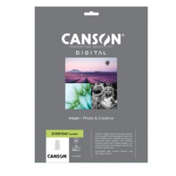 Carta Inkjet Everyday - A4 - 200 gr - 15 fogli - lucida - Canson