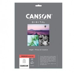 Carta Inkjet Premium - A4 - 255 gr - lucida - 20 fogli - Canson