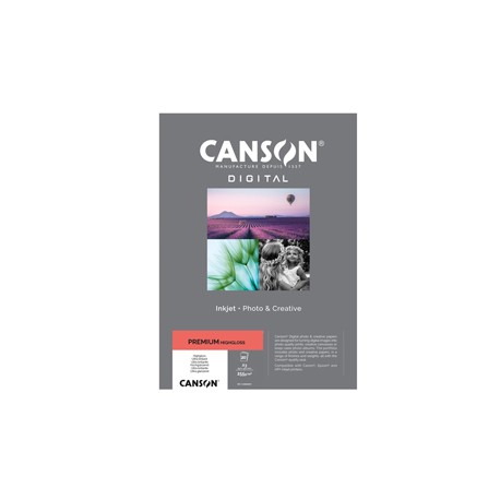 Carta Inkjet Premium - A3 - 255 gr - lucida - 20 fogli - Canson