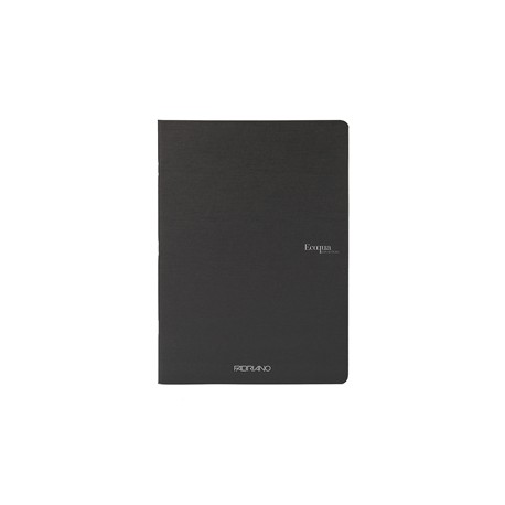 Maxiquaderno Ecoqua Original PM - A4 - 5 mm - 40 fogli - 90gr - nero - Fabriano