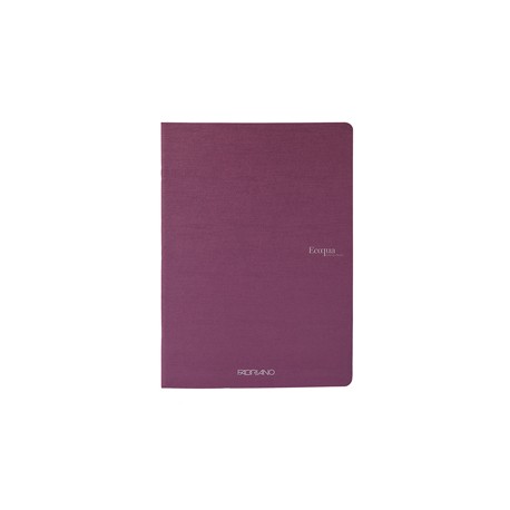 Maxiquaderno Ecoqua original PM - A4  - 5mm - 40 fogli - 90gr - vino - Fabriano