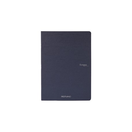 Maxiquaderno Ecoqua original PM - A4 - 1 rigo - 40 fogli - 90gr - blu scuro - Fabriano