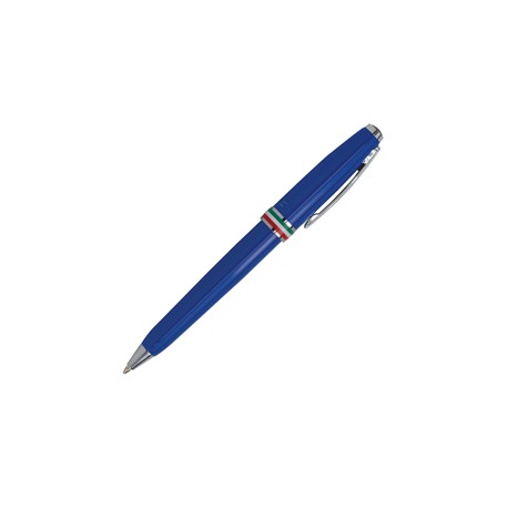 Penna sfera Aldo Domani - punta M - fusto azzurro italia - Monteverde
